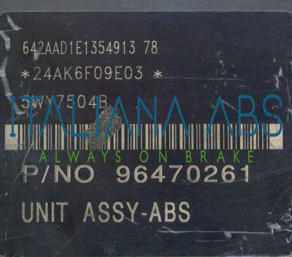Centralina ABS KIA, codici identificativi: 96470254 96470261