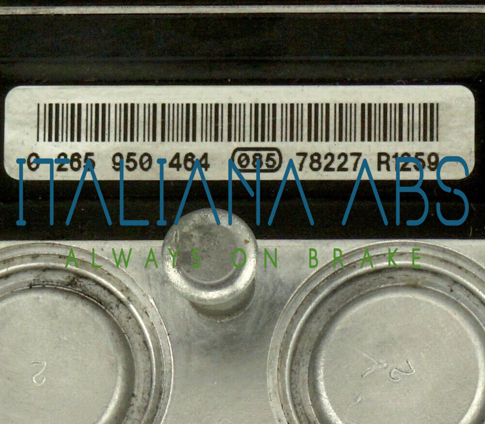 Centralina ABS CITROEN, codici identificativi: 9660934580 0265950464 9664148780
