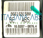 Centralina ABS PEUGEOT, codici identificativi: 9661691580 10020700764 10097011313
