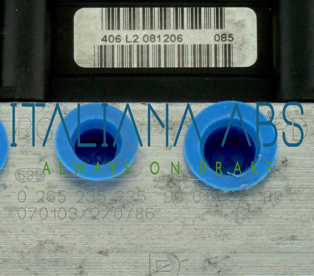 Centralina ABS CITROEN, codici identificativi: 9661887180 0265950635 9663241380