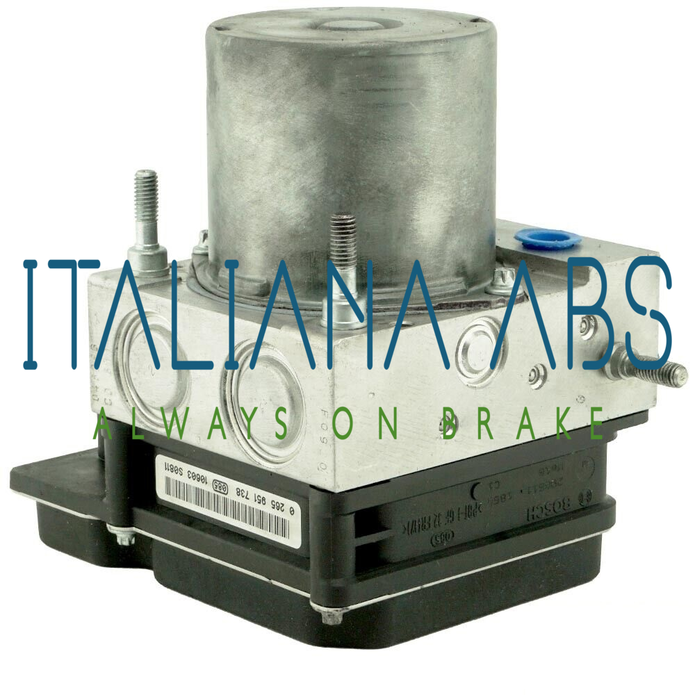 Centralina ABS PEUGEOT, codici identificativi: 9674677580 0265951738 9676244880