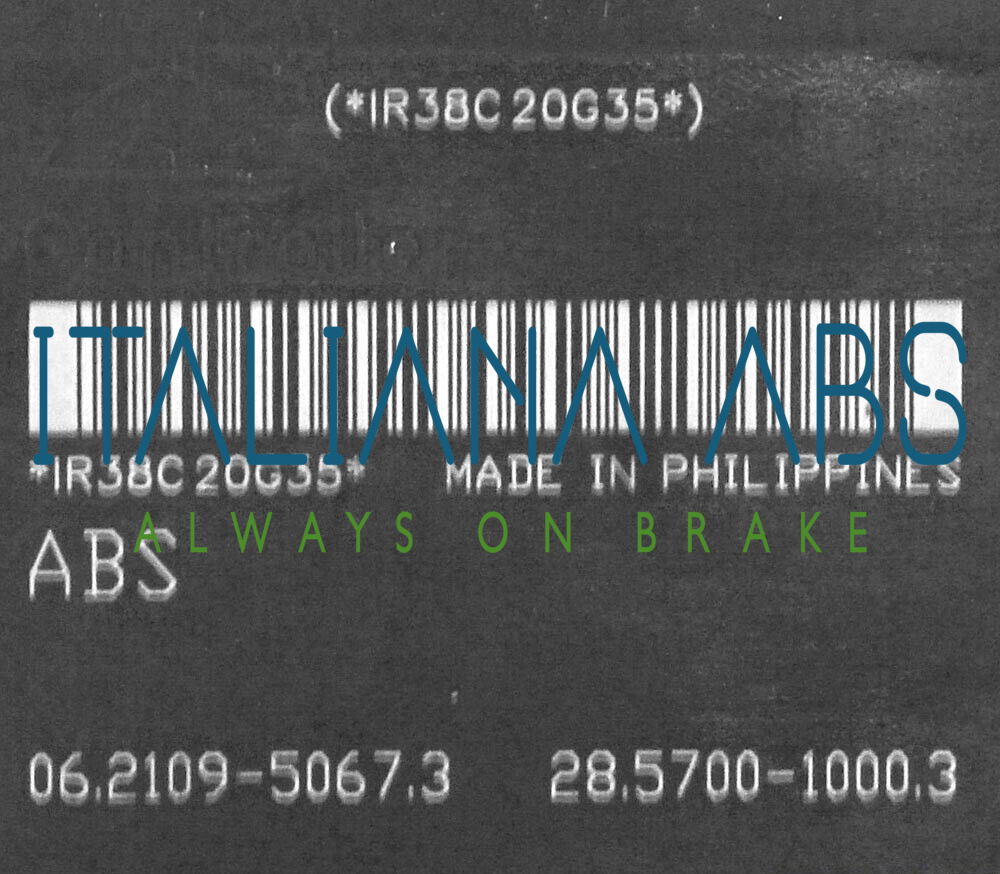 Centralina ABS CHEVROLET, codici identificativi: 96809543 MC 06210206204 06210950673