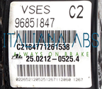 Centralina ABS CHEVROLET, codici identificativi: 96851847 25021205254 25092645883