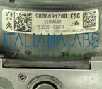 Centralina ABS PEUGEOT, codici identificativi: 9806891780 10022002574 10091511783