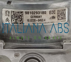 Centralina ABS PEUGEOT, codici identificativi: 9810293180 10022004534 10091539603