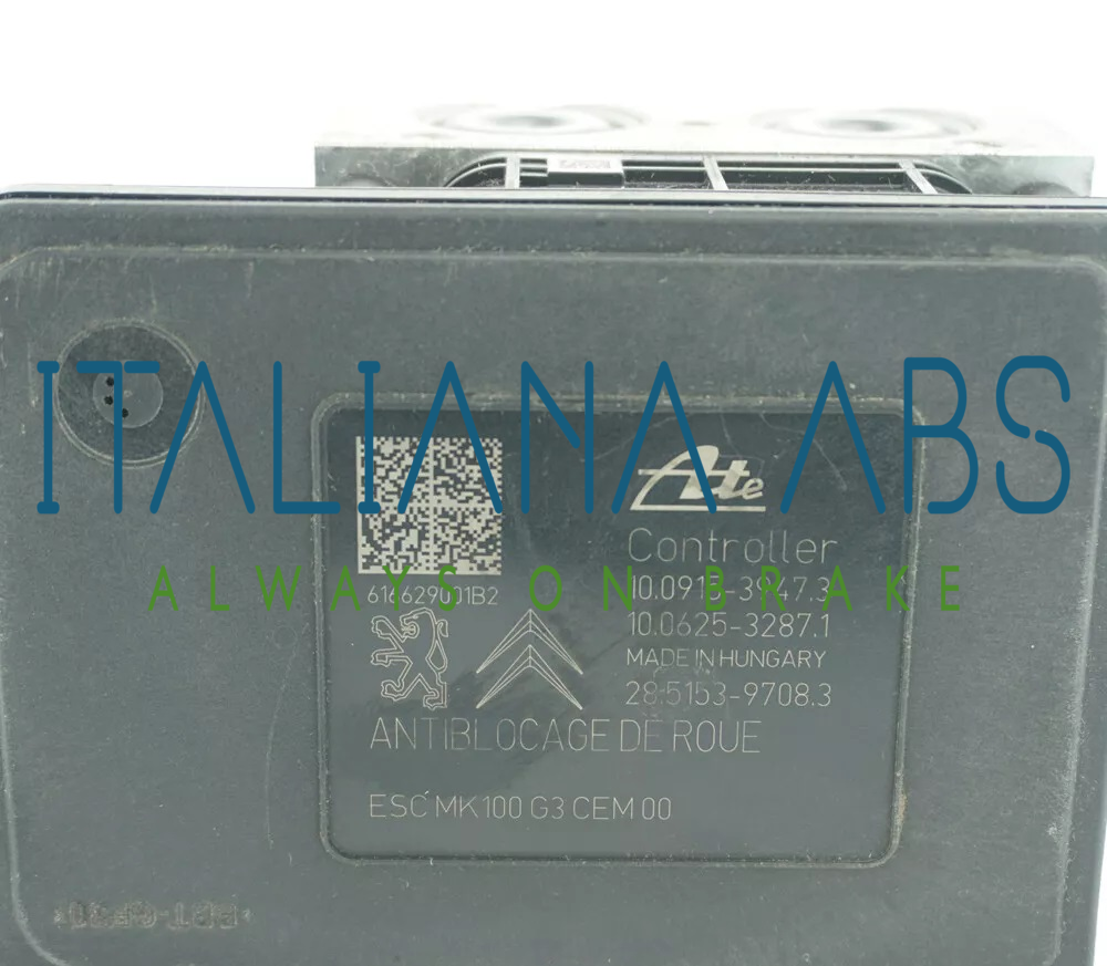 Centralina ABS PEUGEOT, codici identificativi: 9817031680 10022007544 10091539473
