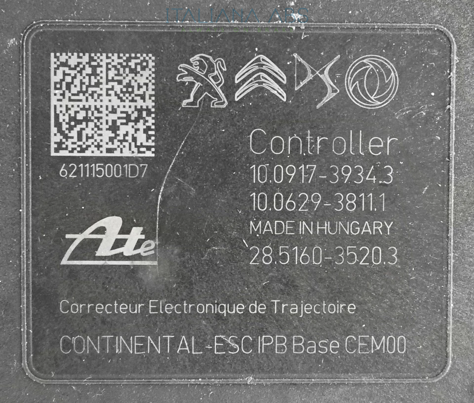 Centralina ABS ATE 9839933880 10091739343 10062938111 28516035203 — etichetta elettronica, foto 6