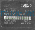 Centralina ABS FORD, codici identificativi: 98FG2C013AB 10094901003 98FB2M110AB