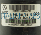 Centralina ABS MERCEDES, codici identificativi: A0034319412 A2095450232 10092515003