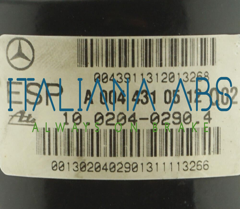 Centralina ABS MERCEDES, codici identificativi: A0044310512 A2035451632 10094715133
