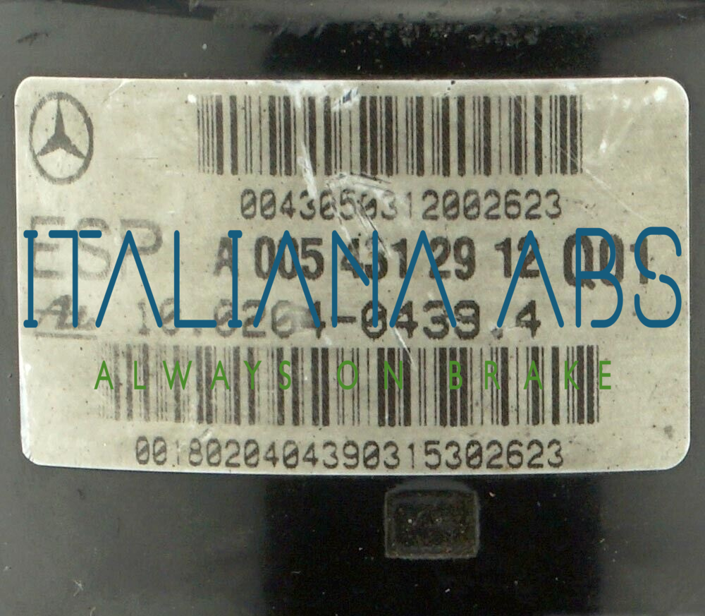 Centralina ABS MERCEDES, codici identificativi: A0054312912 A03457732 10092515743
