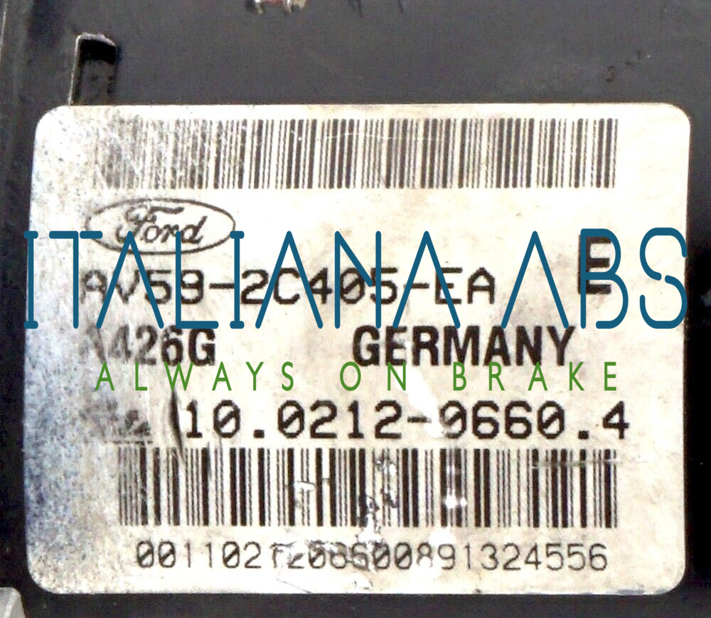 Centralina ABS FORD, codici identificativi: AV592C405EA 10021206604 10096101473