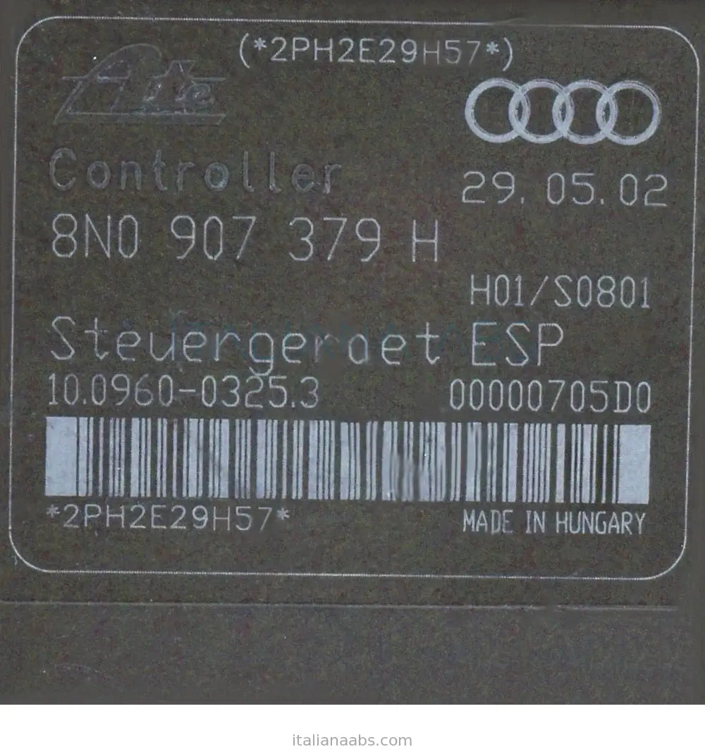 AUDI 8N0614517E 10020600324 8N0907379H - foto 3