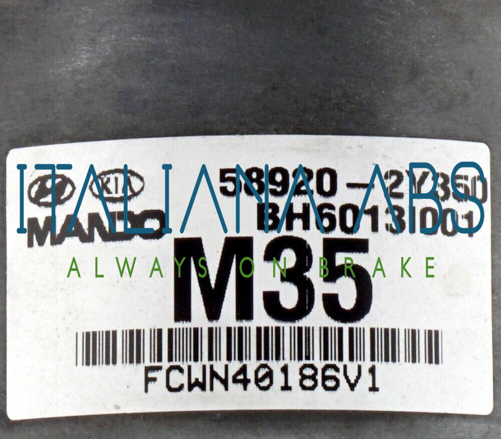 Centralina ABS HYUNDAI, codici identificativi: BE6003B106 589202Y350 BH6013I001