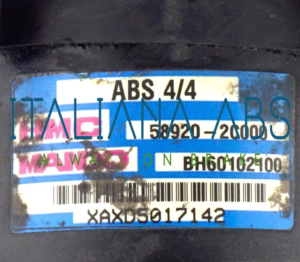 Centralina ABS HYUNDAI, codici identificativi: BH60102100 5WY7205A 956002C000