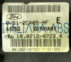 Centralina ABS FORD, codici identificativi: BV612C405AF 10021207234 10096101403