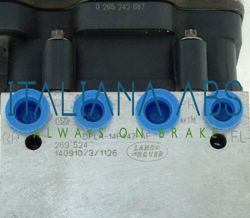Centralina ABS Land Rover, codici identificativi: DPLA14F447AF 0265956038