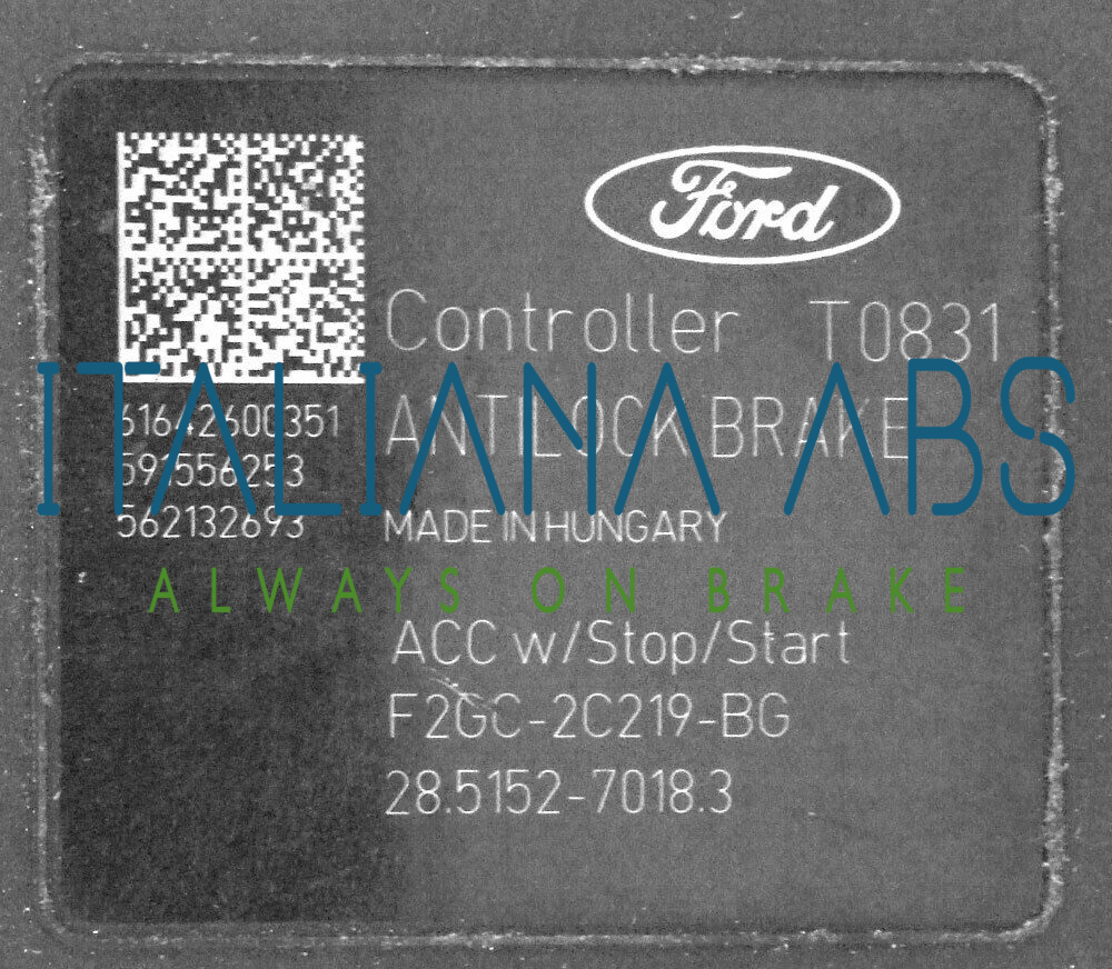 Centralina ABS FORD, codici identificativi: E1GC2C405BG F2GC2C219BG 28515270183