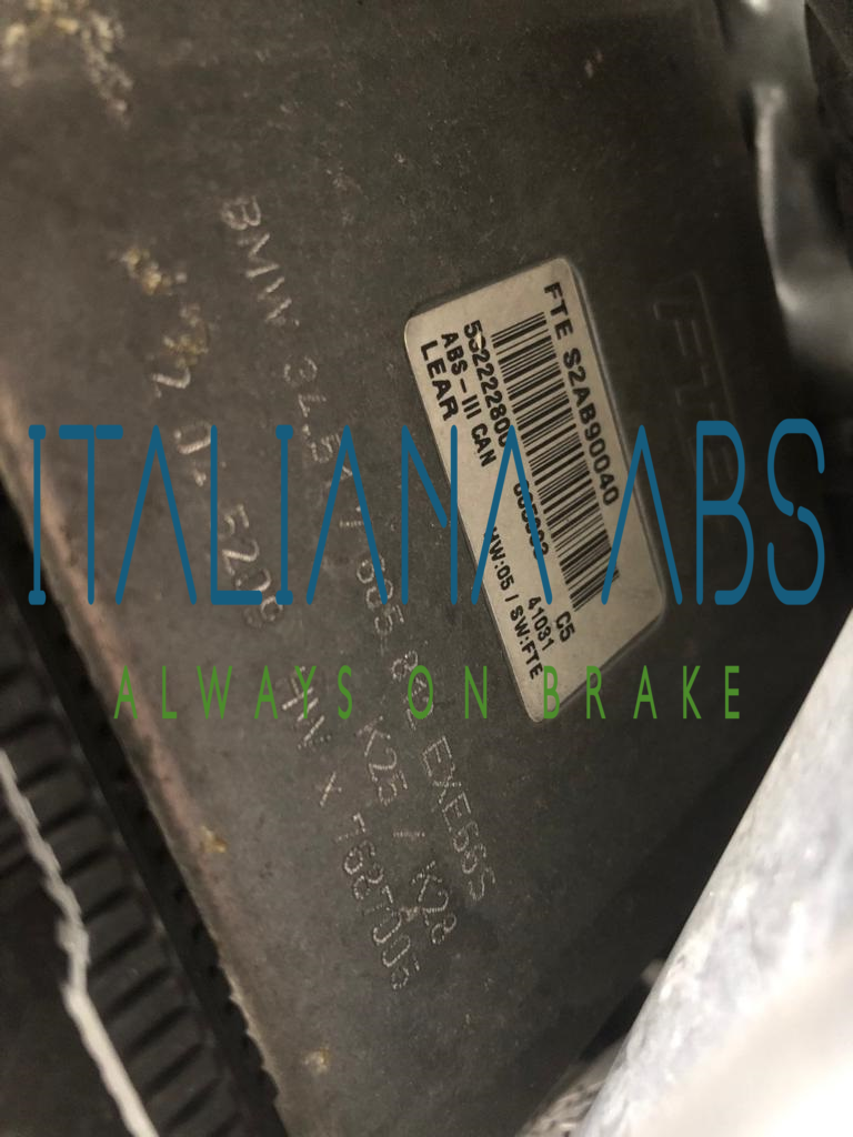 Centralina ABS BMW, codici identificativi: Motorrad FTE S2AB90040 34517685812