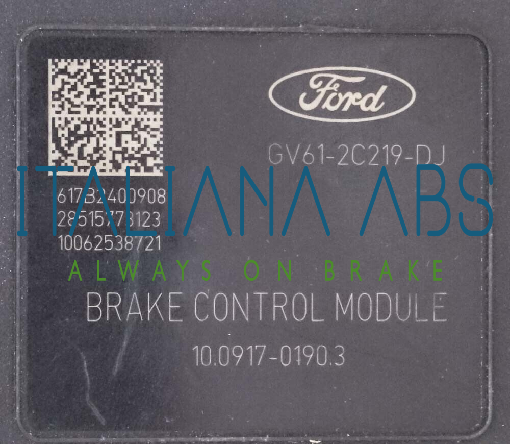 Centralina ABS FORD, codici identificativi: GV612C405CJ GV612C219DJ 10091701903