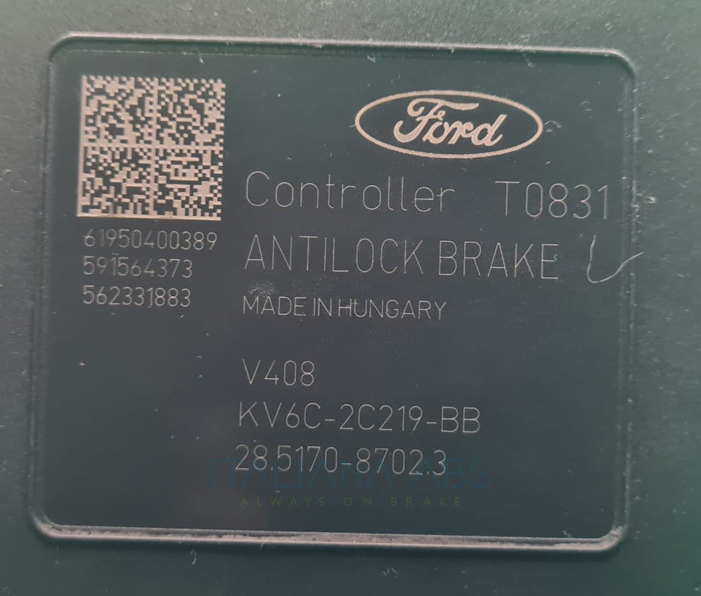 Centralina ABS Ford KV6C2B373BB 25022013374 KV6C2C219BB 28517087023 - foto 6