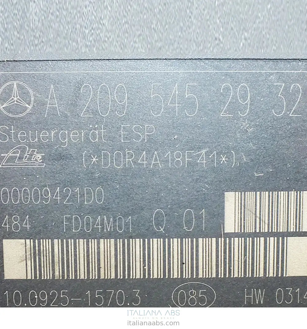 MERCEDES A2095452932 10092515703 A0054310712 - foto 4