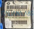 Centralina ABS JEEP, codici identificativi: P05105590AG 25021202734 25092743823