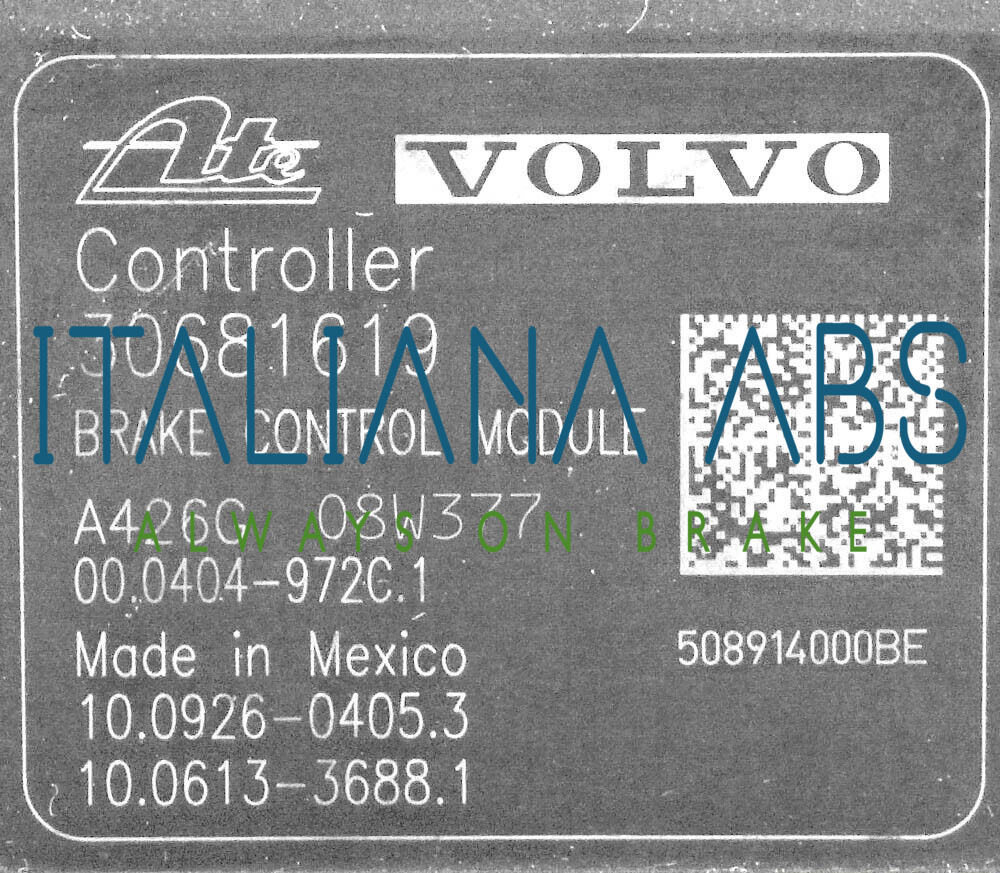Centralina ABS VOLVO P30681619 30681619 10092604053