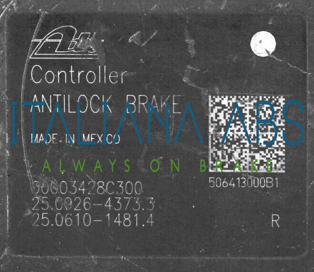 Centralina ABS JEEP, codici identificativi: P52128993AE 25020612614 25092643733