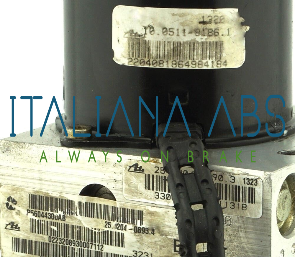 Centralina ABS JEEP, codici identificativi: P56044300AB 25094602393 56041821AAB