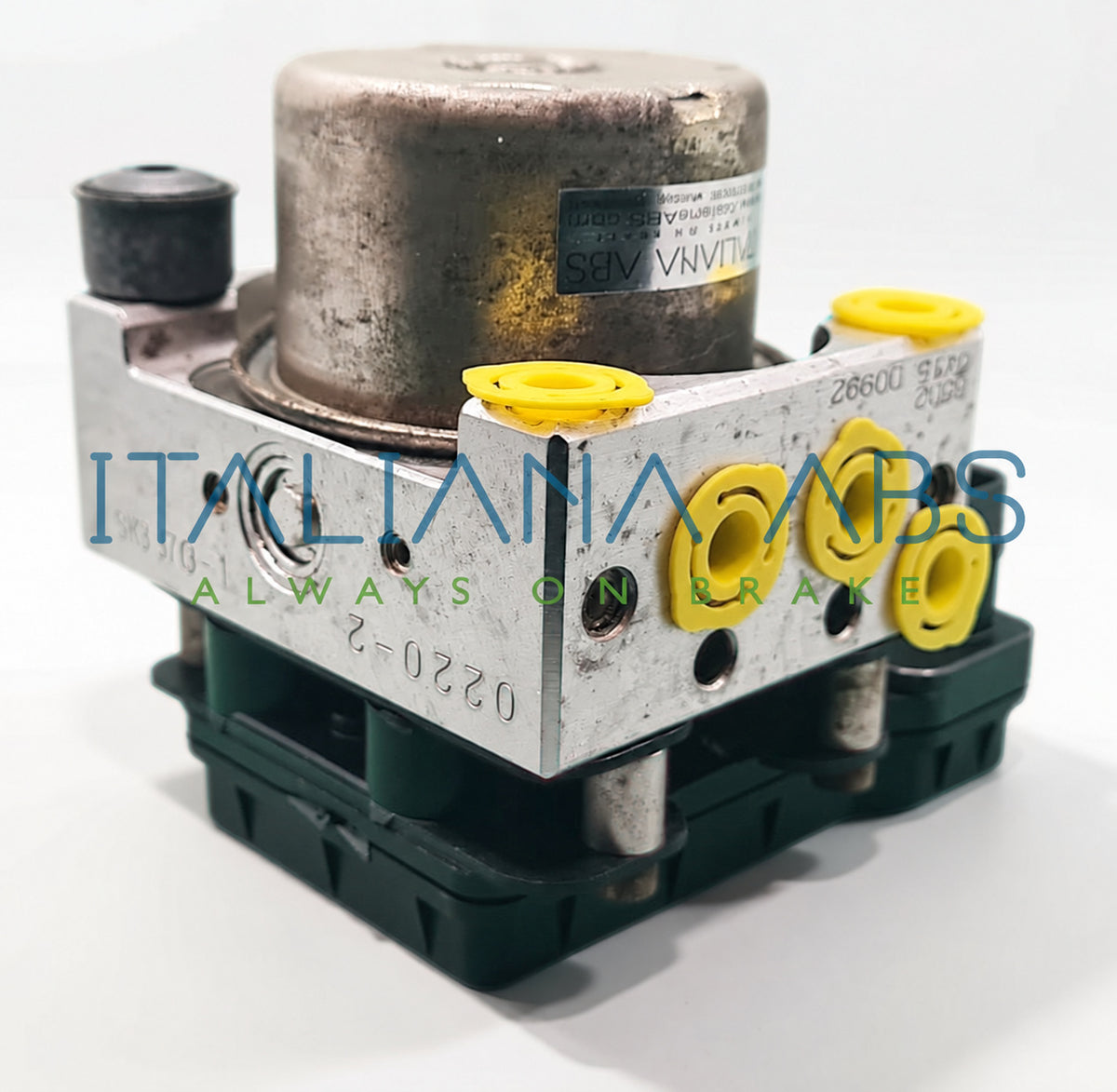 Centralina ABS Suzuki SK3-3703-1 65D2 – vista 1, filigrana centrale Italiana ABS