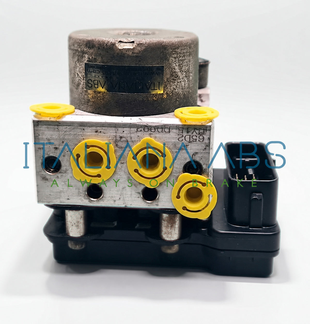 Centralina ABS Suzuki SK3-3703-1 65D2 – vista frontale, filigrana centrale Italiana ABS