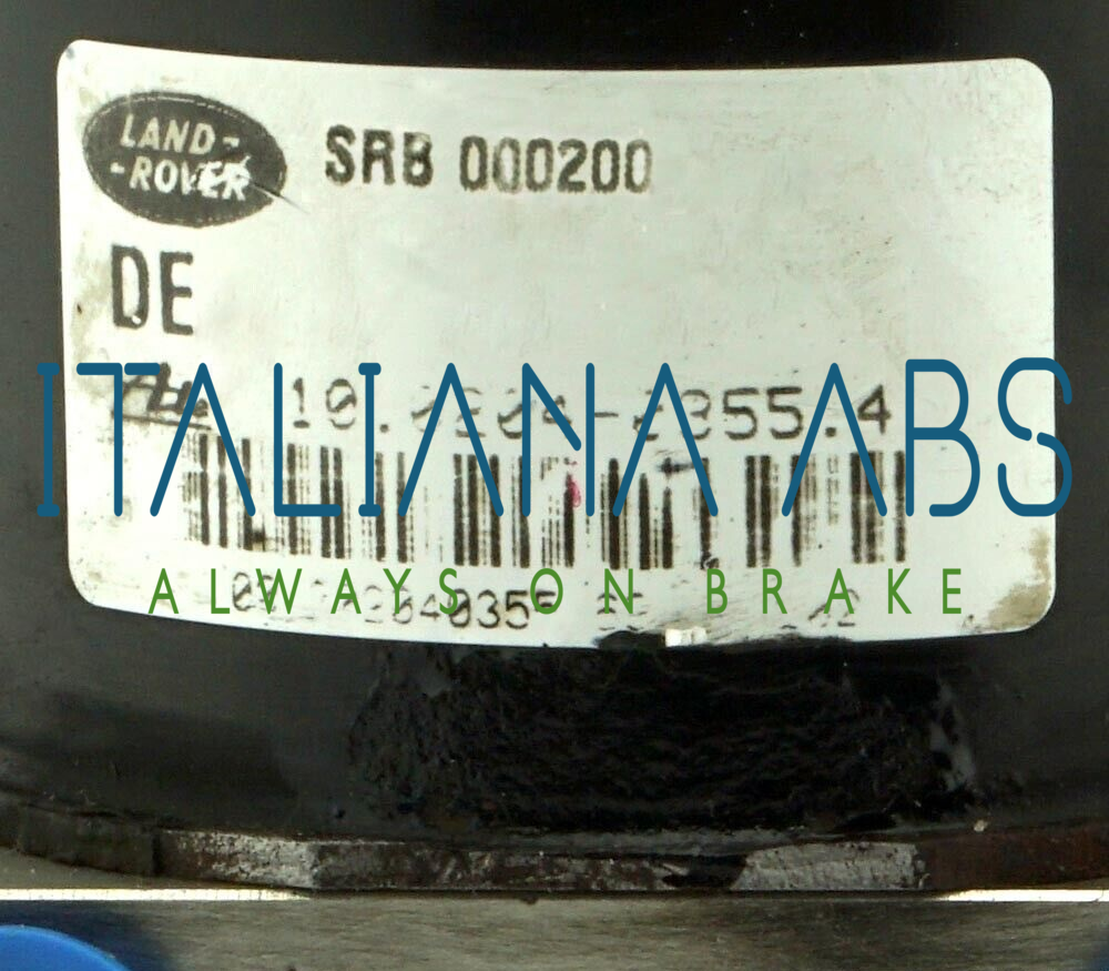 Centralina ABS Land Rover, codici identificativi: SRB000200 10020403554 10092508503
