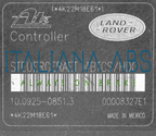 Centralina ABS Land Rover, codici identificativi: SRB000200 10092508513