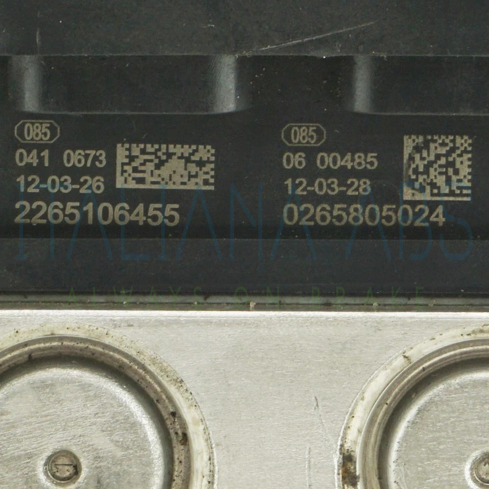 Centralina ABS Fiat Bosch 0265805024 - dettaglio codice