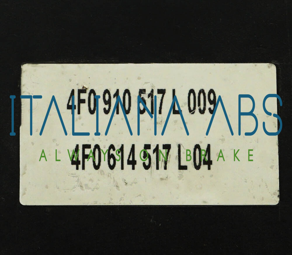 Centralina ABS AUDI, codici identificativi: 4L0614517F 10039937584 10092603173