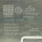Centralina ABS VW 7E0907379P 10091603693 - dettaglio etichetta elettronica